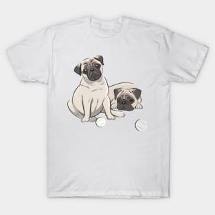 Pug Twins T-Shirt